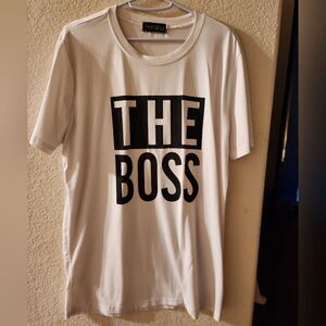 Mens? Large? The boss shirt